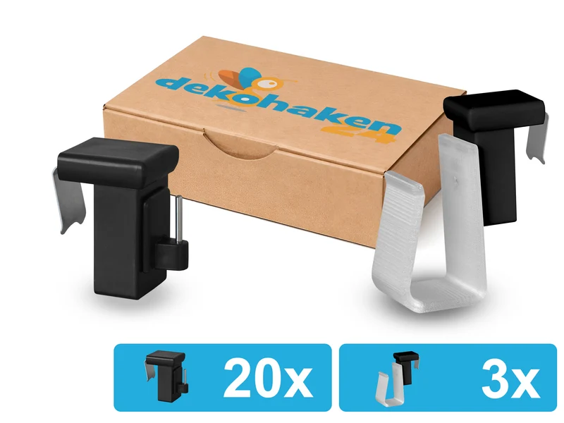 Verstellbarer Fensterhaken 10–27 mm – optional mit Batteriehalter