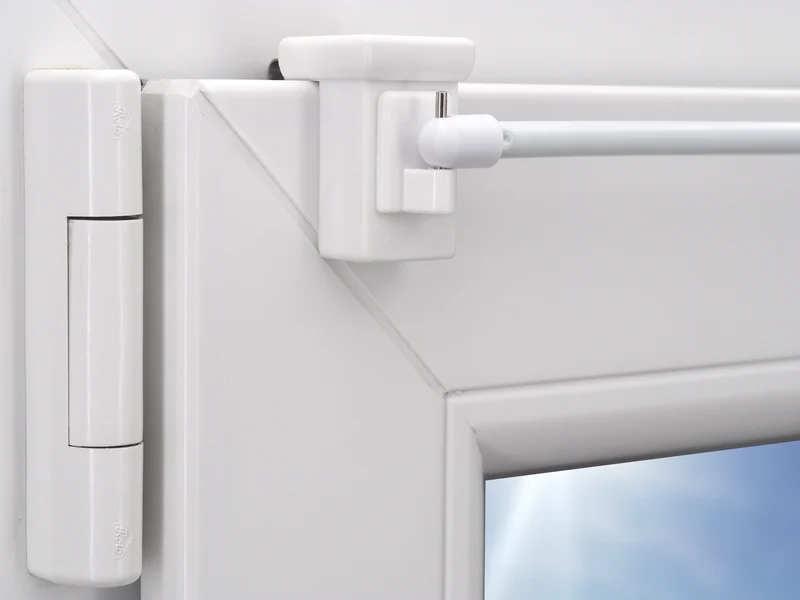 Verstellbarer Fensterhaken 10–27 mm – optional mit Batteriehalter