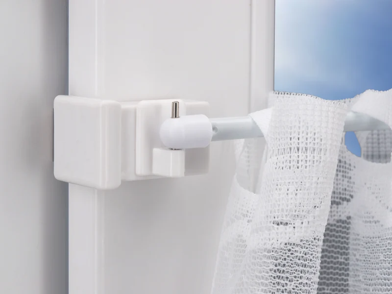 Verstellbarer Fensterhaken 10–27 mm – optional mit Batteriehalter
