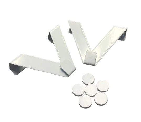 Easyfix Aluminium-Fensterhaken 2er Pack weiß