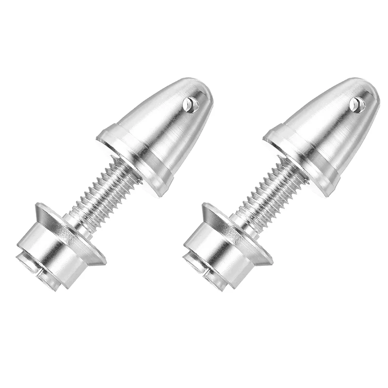 2 Pcs RC Airplane Propeller Adaptor (3.17*4) (6*6) mm Aperture Output Axle