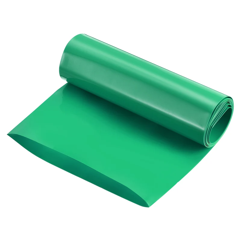 Battery Wrap, Heat Shrink Tubing, 195mm Flat Width 124mm ID, Green