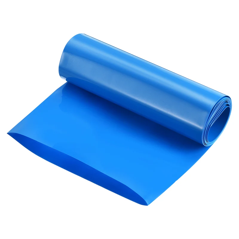 Battery Wrap, Heat Shrink Tubing, 170mm Flat Width 108mm ID, Blue