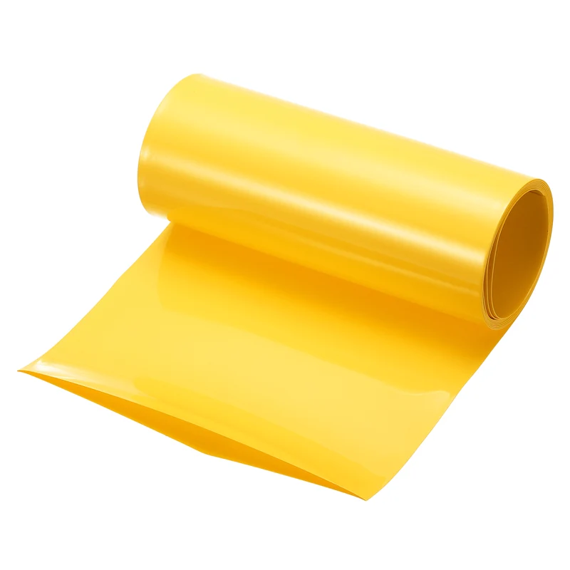 Battery Wrap, Heat Shrink Tubing, 140mm Flat Width 89mm ID, Yellow
