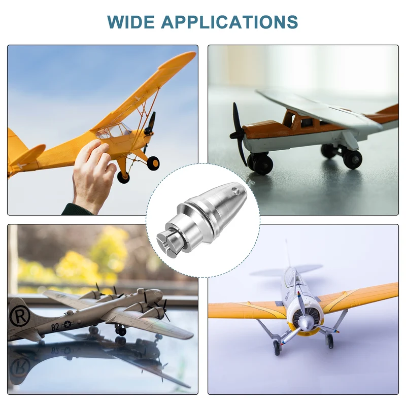 2PCS 3/4mm Aperture 6mm Output Airplane Spinner Propeller Adapter for Motor