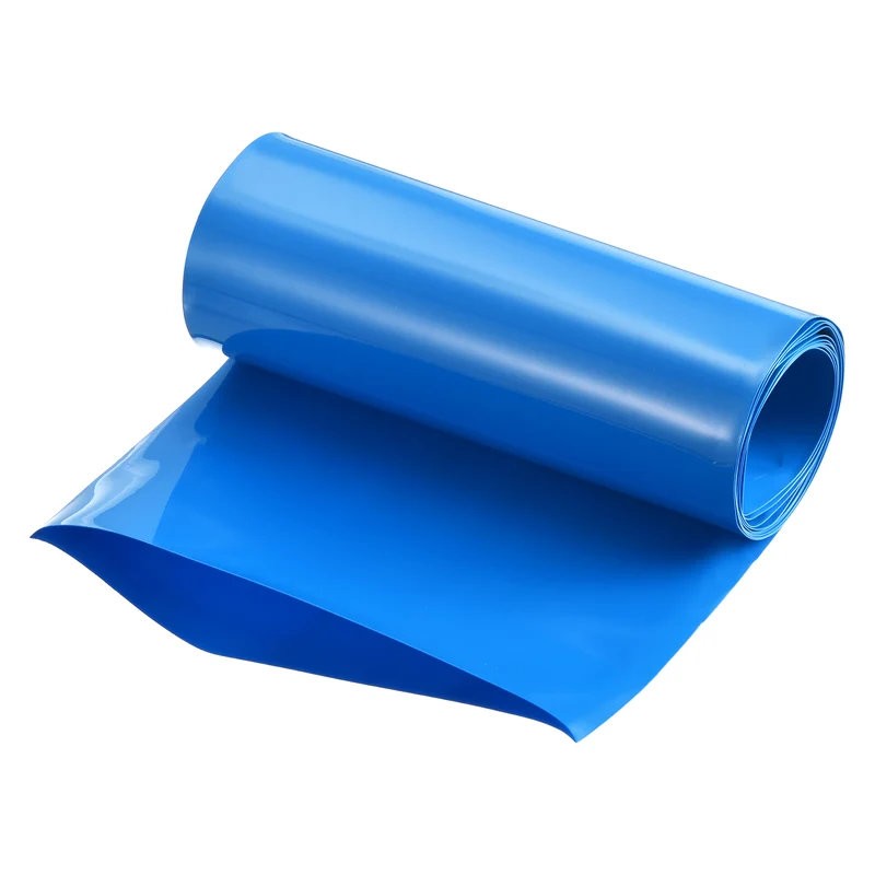 Battery Wrap, Heat Shrink Tubing, 140mm Flat Width 89mm ID, Blue