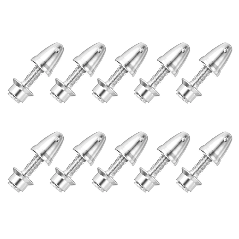 10 Pcs RC Airplane Propeller Adaptor （3.17*6) （3*6) mm Aperture Output Axle 5pcs