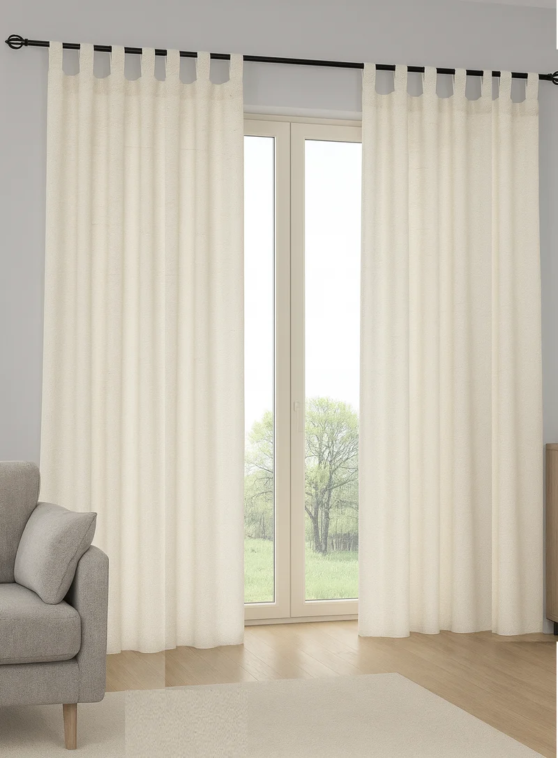 Schlaufenschal Nature halbtransparent BxH 140x245cm