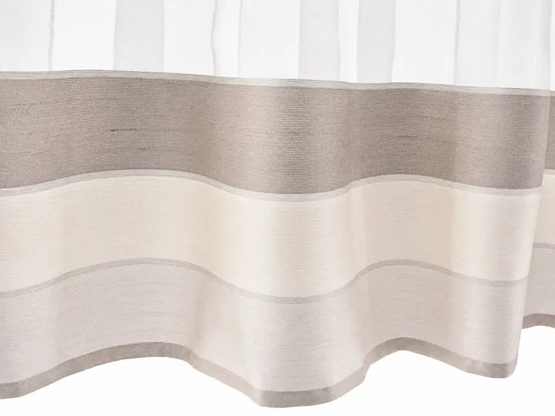 Ösen Bistrogardine beige HxB 50x140cm 2221