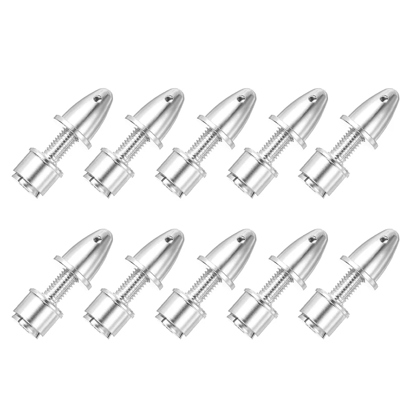 10 Pcs RC Airplane Propeller Adaptor （3.17*5) （3*5) mm Aperture Output Axle 5pcs