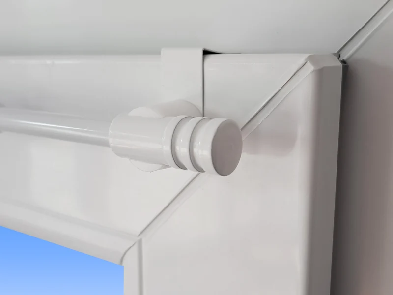 Gardinenstange Rapid Fix-Klick mit schmalen Fensterhaken