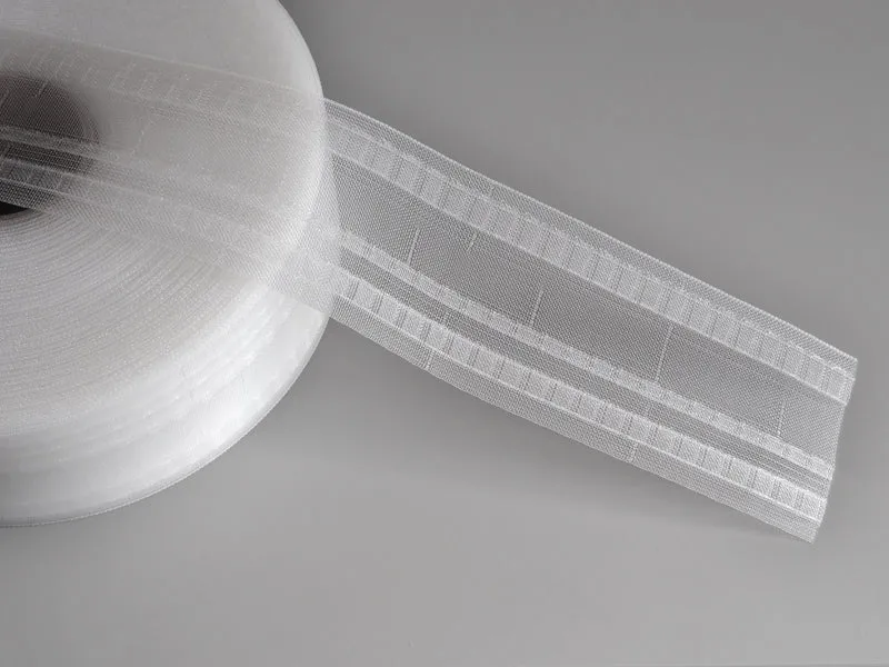 Gardinenband / Wellenband 7,6 cm zum Aufnähen