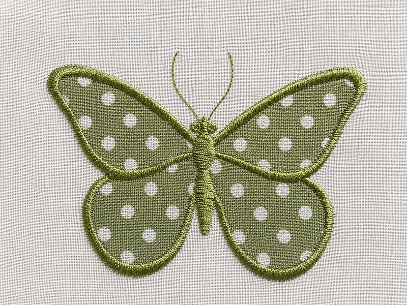 Design Scheibengardine Landhaus Schmetterling HxB 48x140cm