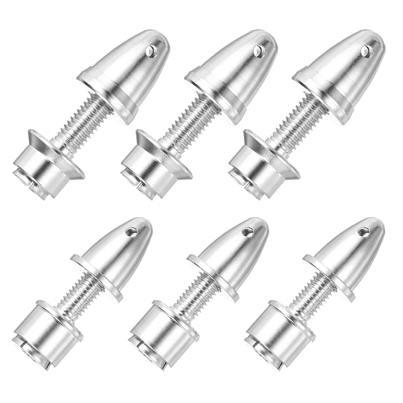 6 Pcs RC Airplane Propeller Adaptor （3*6) （3.17*5) mm Aperture Output Axle 3pcs