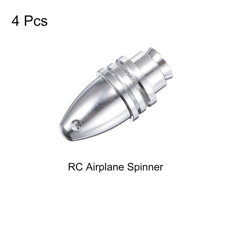 RC Plane Airplane Spinners, 6mm Aperture Propeller Adapter Saver for Shaft Brushless Motor Speed Controllers, Pack of 4