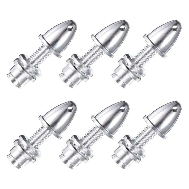 5x8mm RC Airplane Spinner Propeller Adapter, Pack of 6