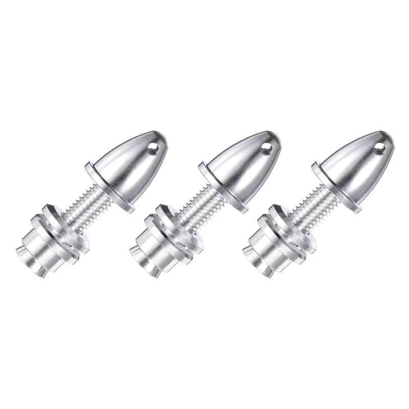 5x8mm RC Airplane Spinner Propeller Adapter, Pack of 3