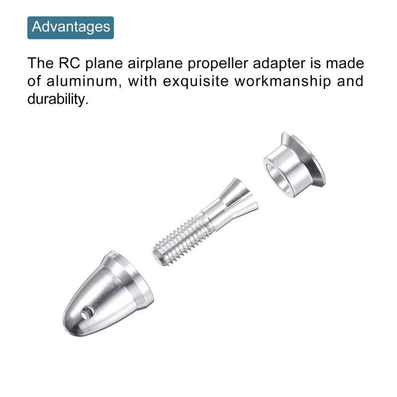 4x6mm RC Airplane Spinner Propeller Adapter, Pack of 1