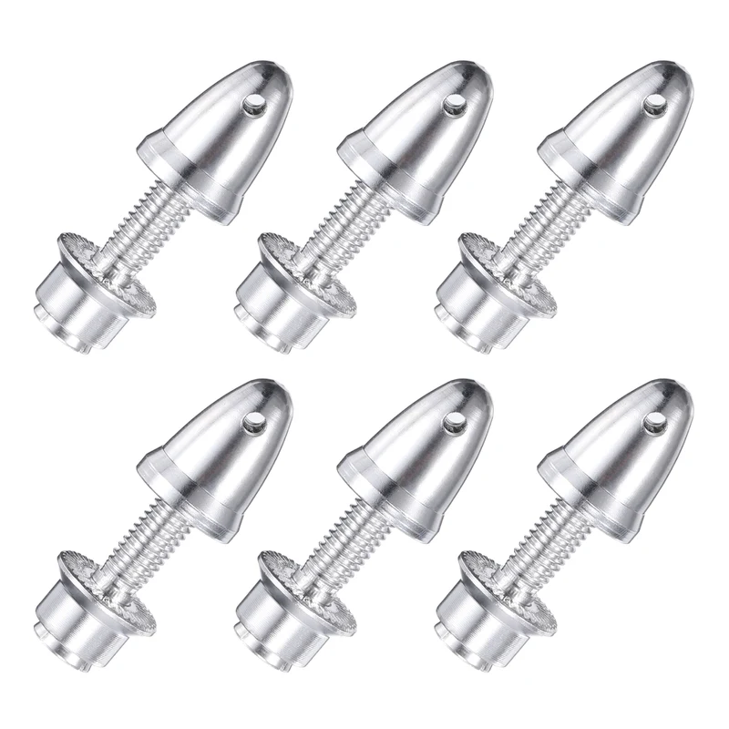 3x6mm RC Airplane Spinner Propeller Adapter, Pack of 6