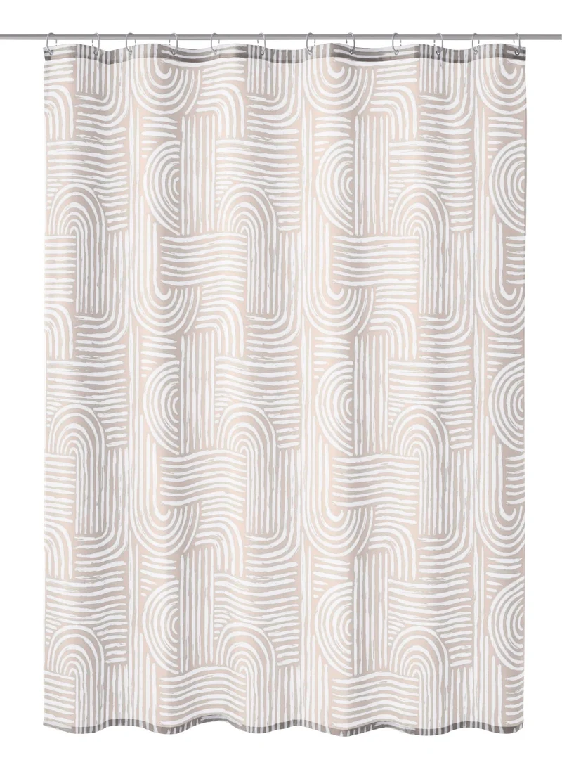 Duschvorhang PEVA LINJA Seidenfarben 180 x 200 cm