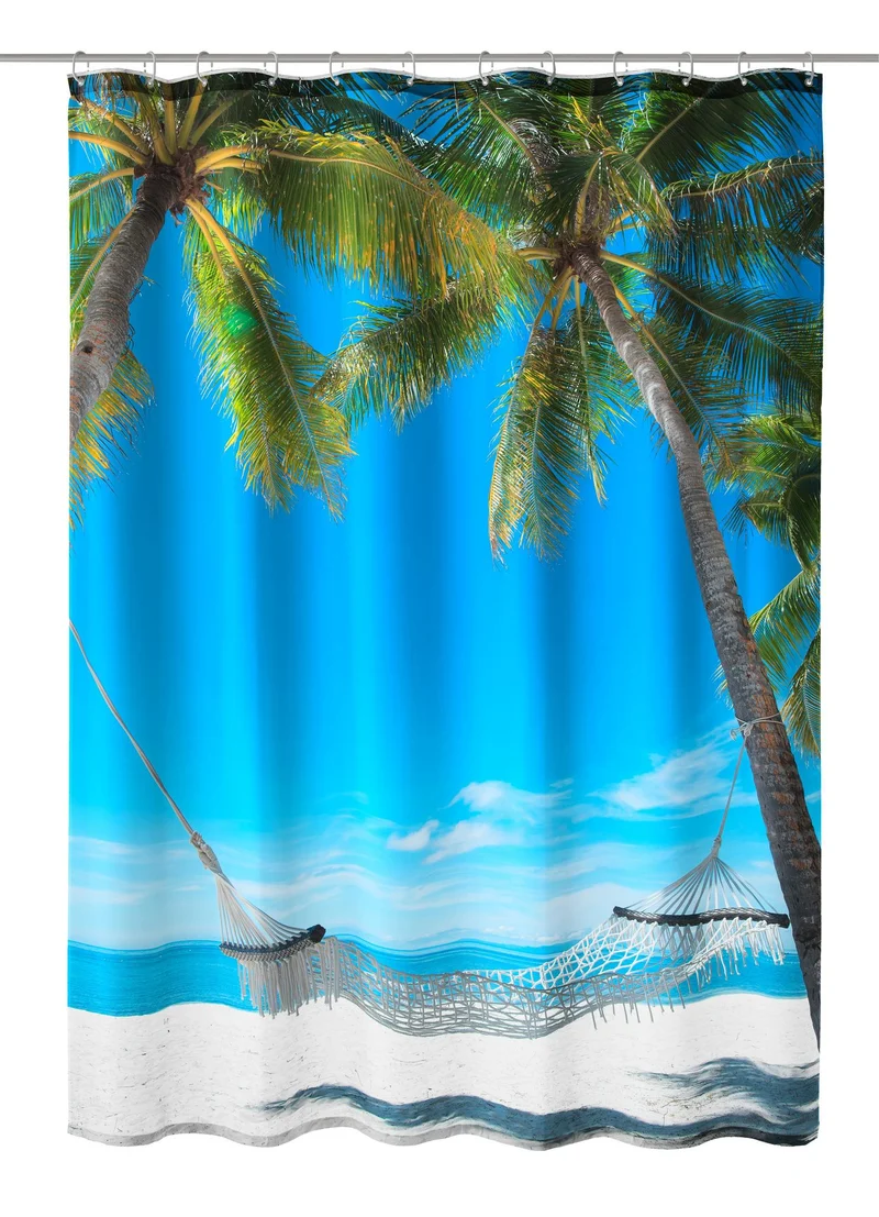 Duschvorhang Textil BAHAMAS Multicolor 180 x 200 cm