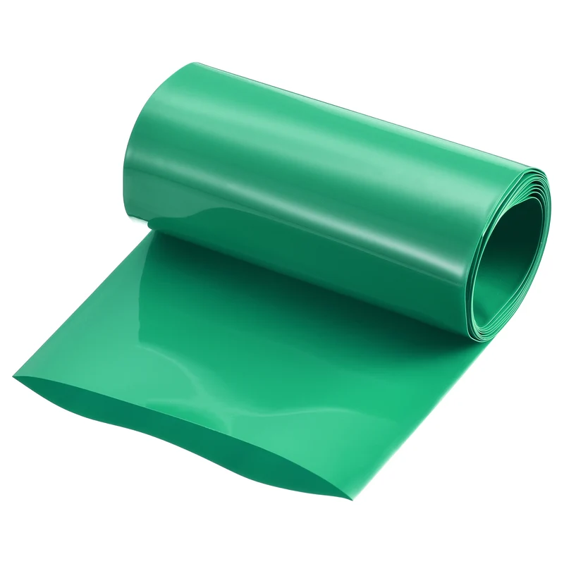 Battery Wrap, Heat Shrink Tubing, 110mm Flat Width 70mm ID, Green