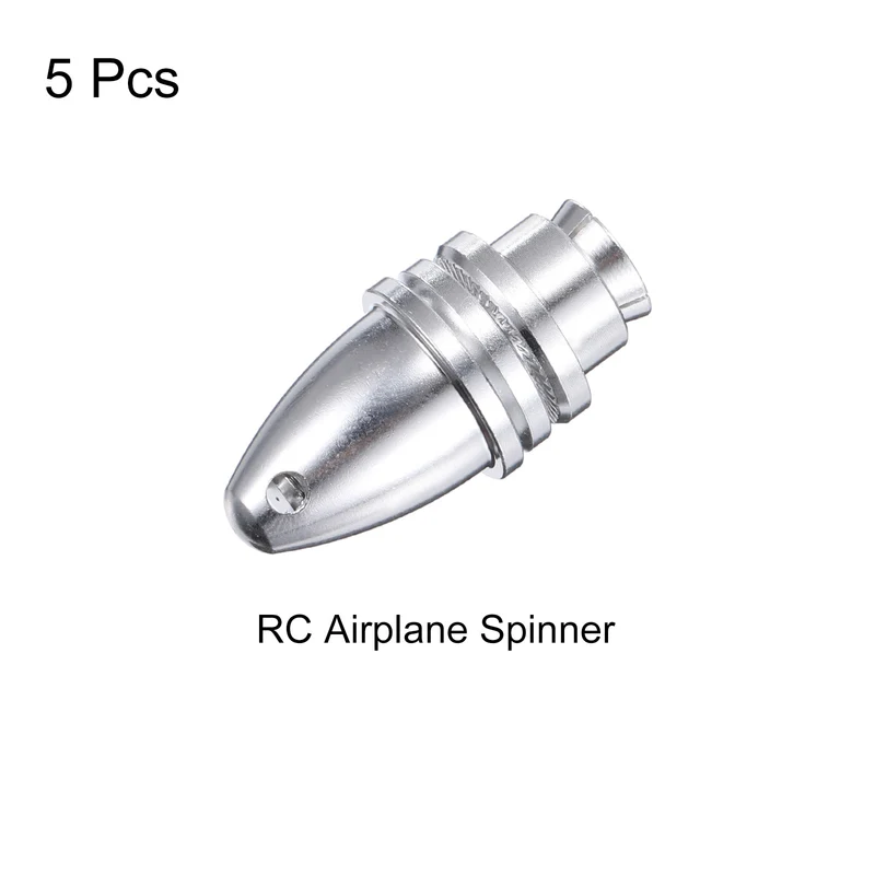 RC Plane Airplane Spinners, 5mm Aperture and 8mm Output Axle Propeller Adapter Saver for Shaft Brushless Motor Speed Controllers, Pack of 5