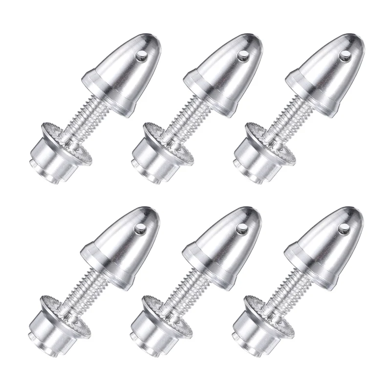 6Pcs 4x6mm RC Airplane Spinner Propeller Adapter for Shaft Brushless Motor