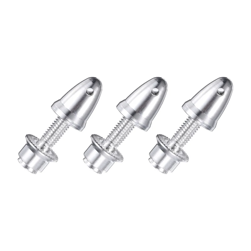 RC Plane Airplane Spinners, 4mm Aperture and 6mm Output Axle Propeller Adapter Saver for Shaft Brushless Motor Speed Controllers, Pack of 3