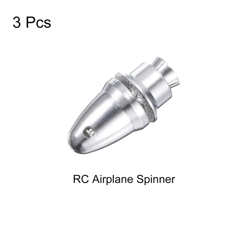 RC Plane Airplane Spinners, 4mm Aperture and 6mm Output Axle Propeller Adapter Saver for Shaft Brushless Motor Speed Controllers, Pack of 3