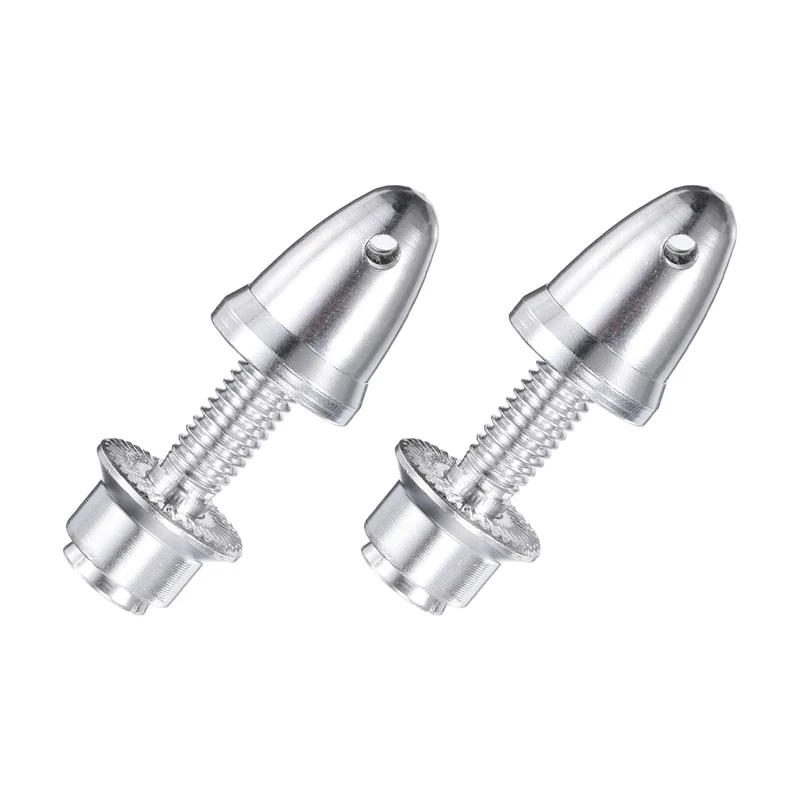 RC Plane Airplane Spinners, 4mm Aperture and 6mm Output Axle Propeller Adapter Saver for Shaft Brushless Motor Speed Controllers, Pack of 2