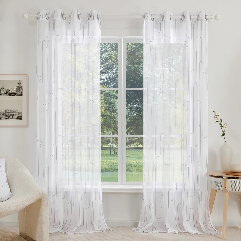 Transparente Gardinen Pure Morning Haze 2er Set