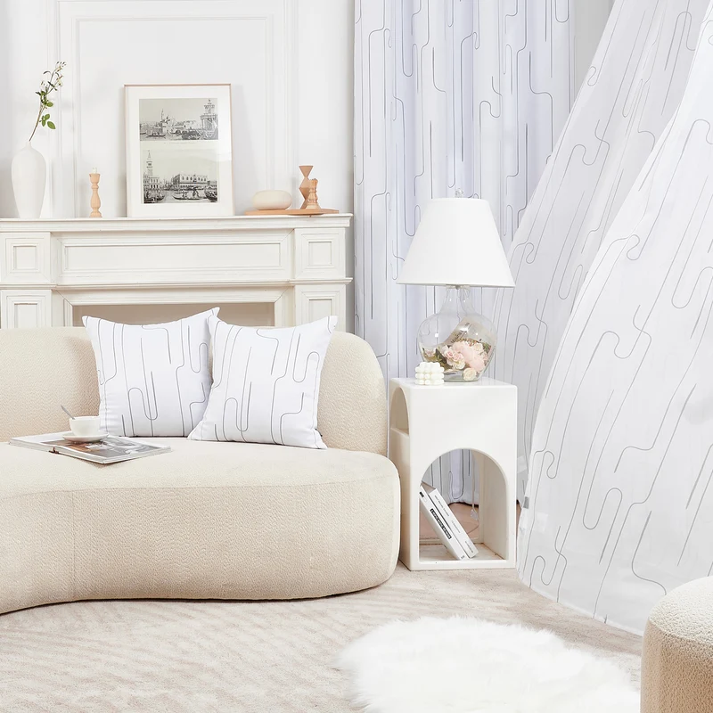 Transparente Gardinen Pure Morning Haze 2er Set