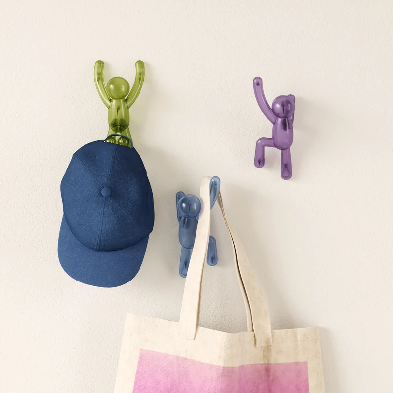 Buddy Pinpoint Wall Hooks, Set of 3