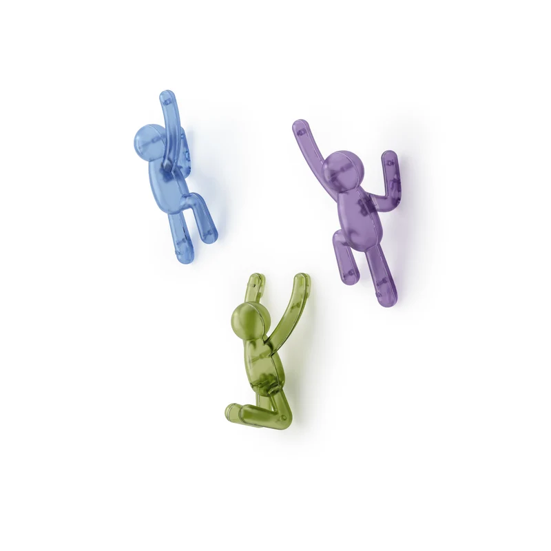 Buddy Pinpoint Wall Hooks, Set of 3