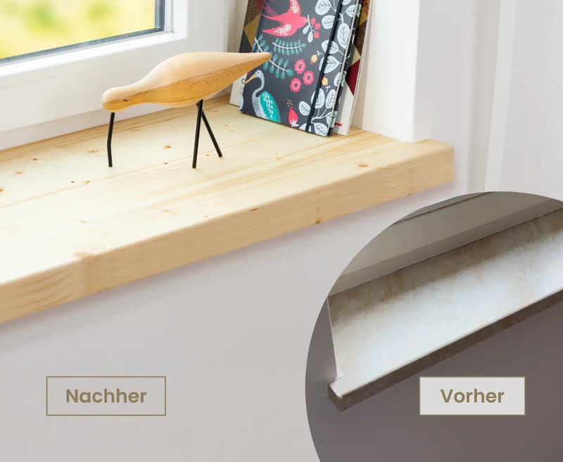 Aufsatzfensterbank Fichte