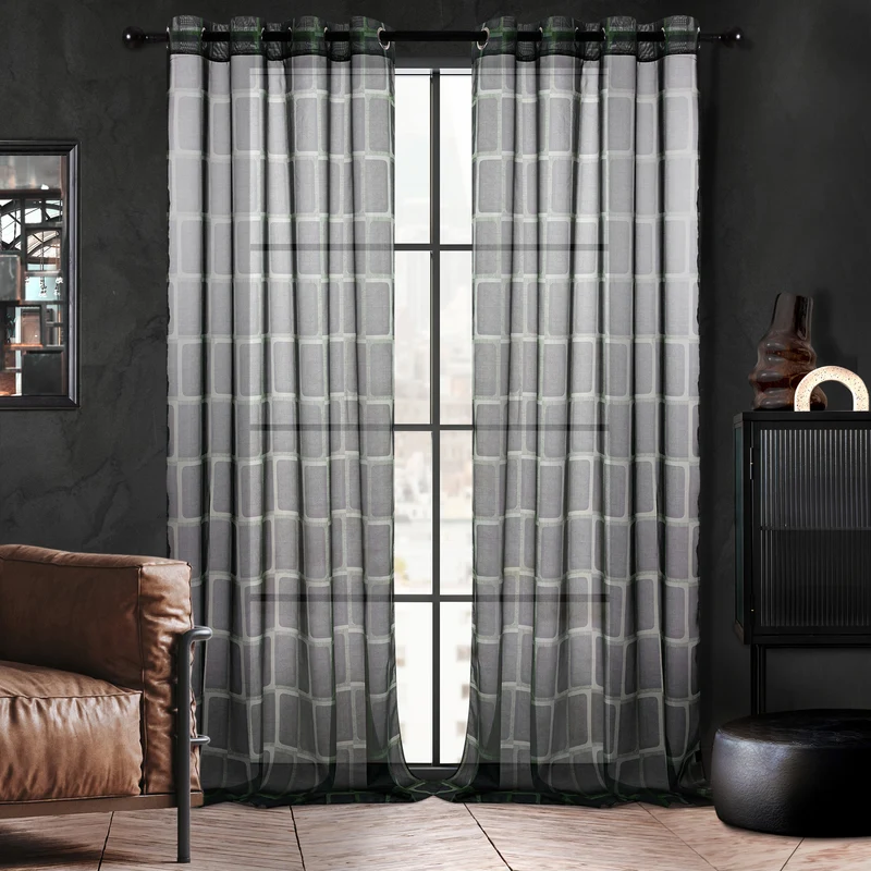 Transparente Gardinen Urban Timmore 2er Set