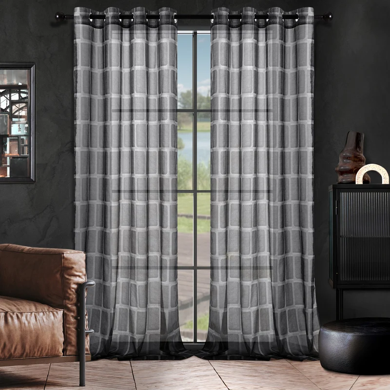 Transparente Gardinen Urban Timmore 2er Set
