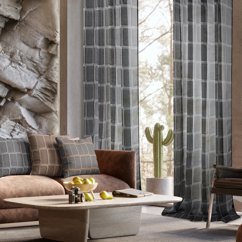 Transparente Gardinen Urban Timmore 2er Set