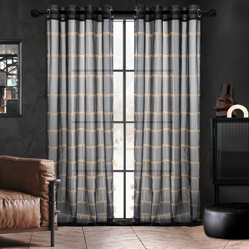 Transparente Gardinen Urban Timmore 2er Set