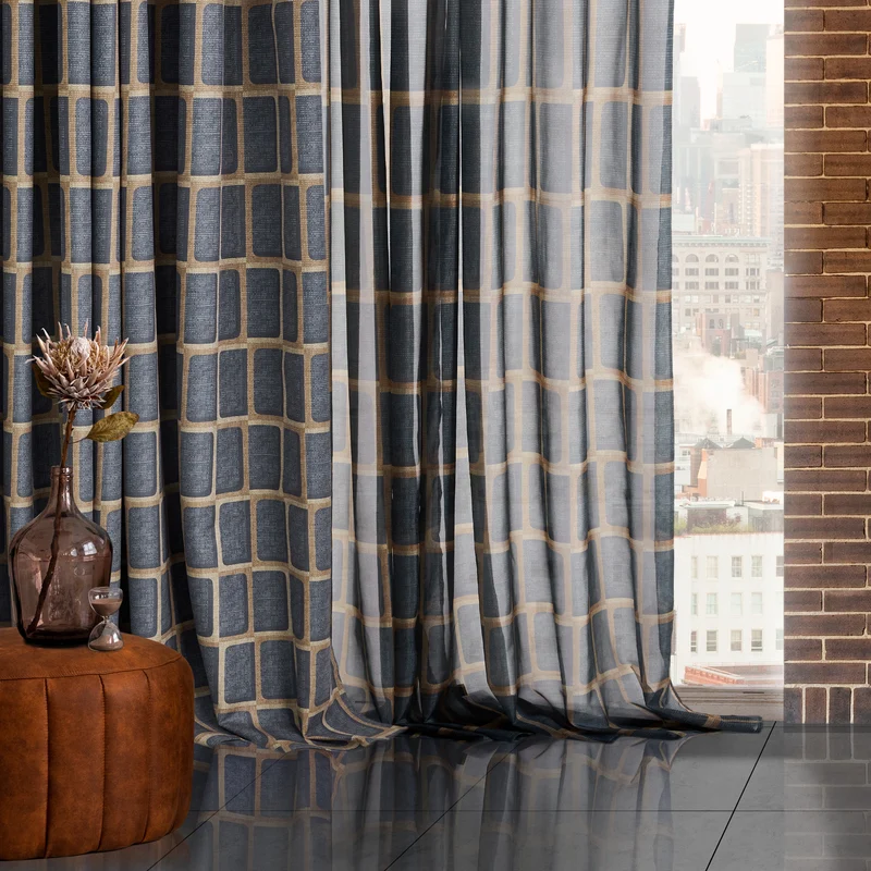 Transparente Gardinen Urban Timmore 2er Set