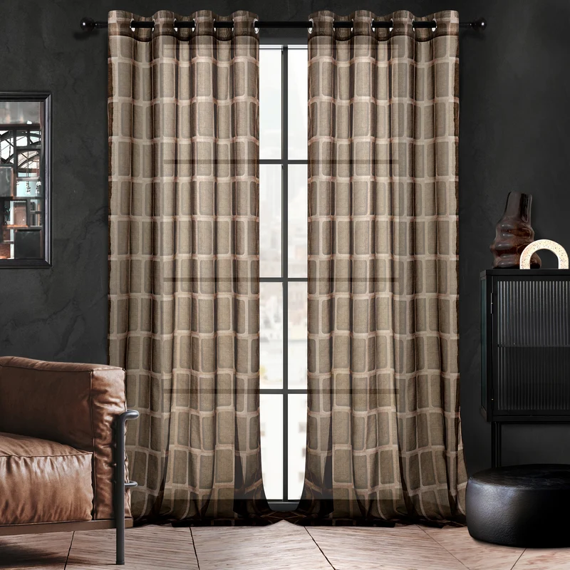 Transparente Gardinen Urban Timmore 2er Set