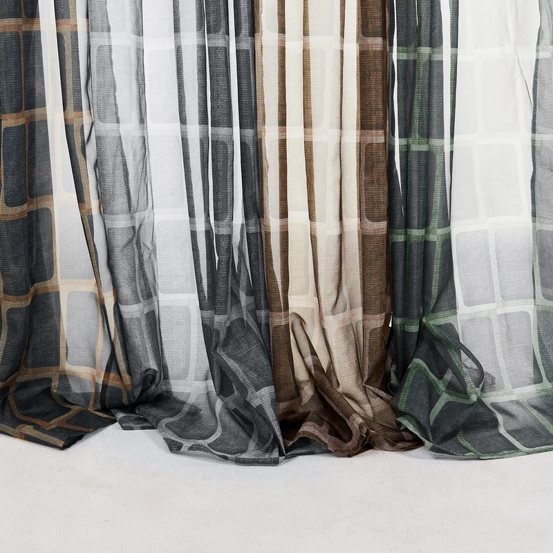 Transparente Gardinen Urban Timmore 2er Set