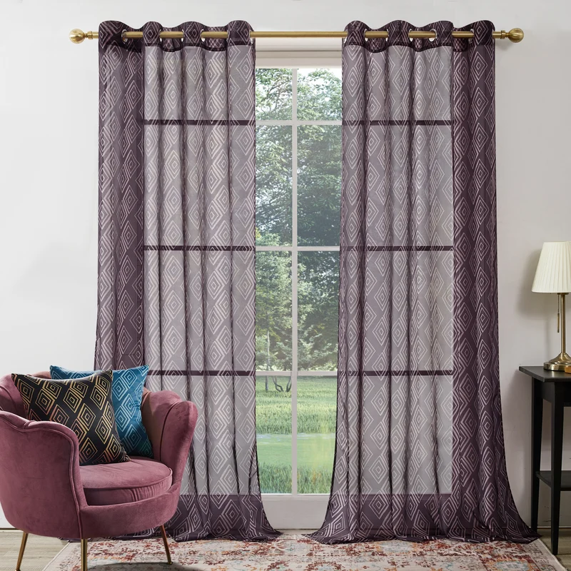 Transparent Gardinen Envogue Gem 2er Set