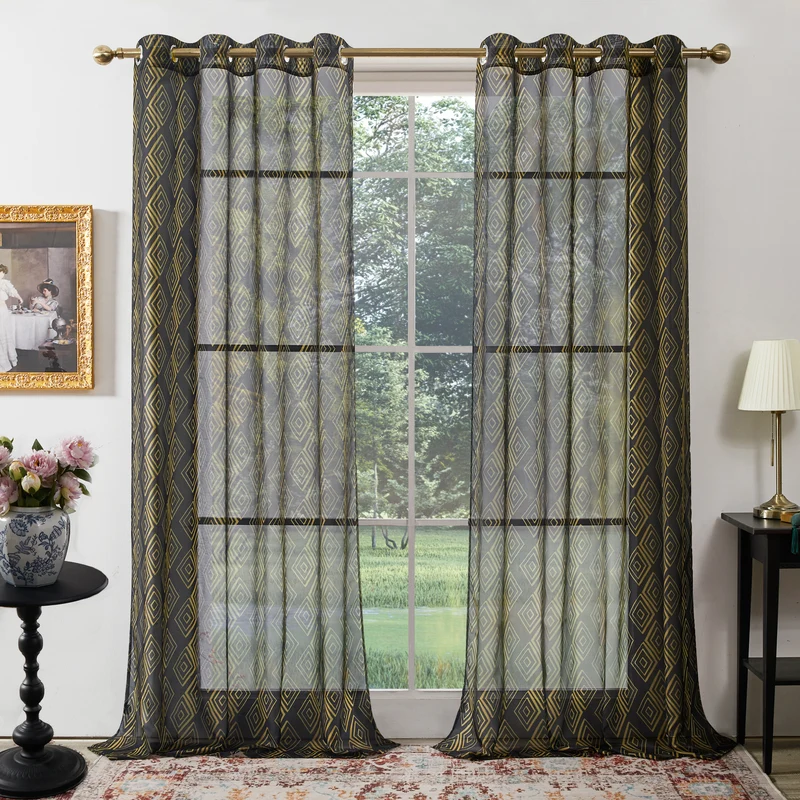 Transparent Gardinen Envogue Gem 2er Set