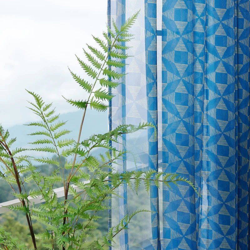 Transparente Gardinen Bohome Nest 2er Set