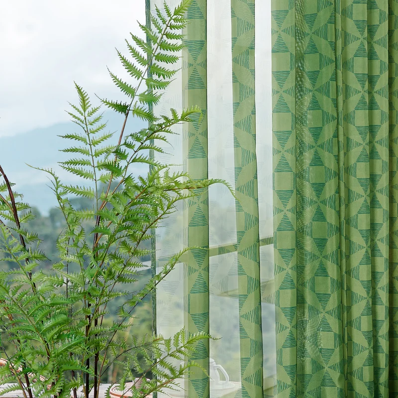 Transparente Gardinen Bohome Nest 2er Set