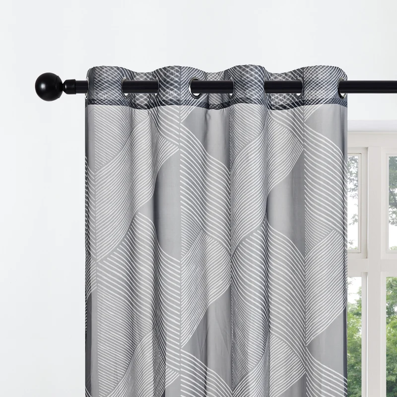 Transparente Gardinen Classic Pleat 2er Set