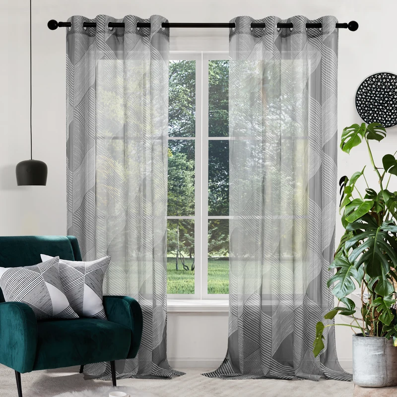 Transparente Gardinen Classic Pleat 2er Set