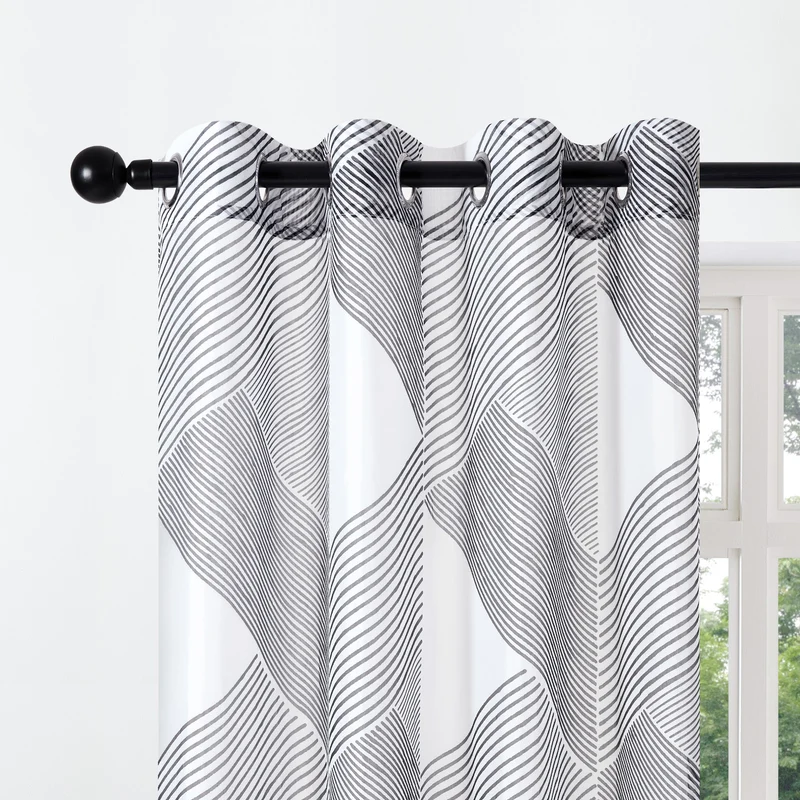 Transparente Gardinen Classic Pleat 2er Set